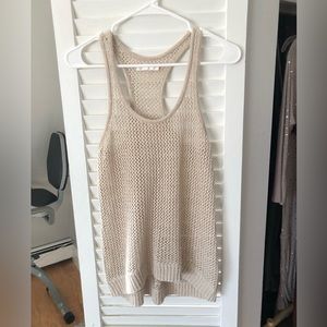 Kenar Crochet Tank Top